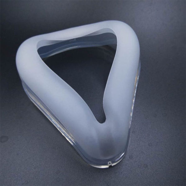 Customized Medical Grade LSR Part Reusable CPAP Breathing Machine Liquid Silicone Face Mark Respirator - 图片 2