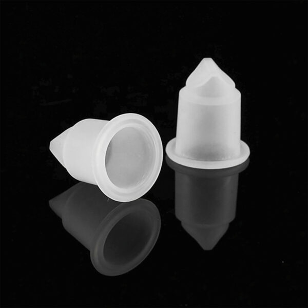 Custom Medical Grade LSR Vacuum Duckbill Check Valve Cross Opening Optical Trocar Cross-slit Silicone Check Valve - 图片 5