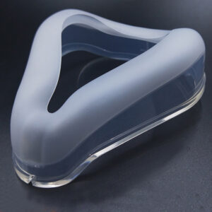 Customized Medical Grade LSR Injection Molded Silicone Nasal Mask Dust-proof Liquid Silicone Mask Cushion For Breathing Machine