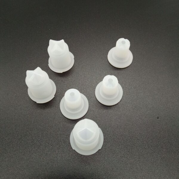 Custom Medical Grade LSR Vacuum Duckbill Check Valve Cross Opening Optical Trocar Cross-slit Silicone Check Valve - 图片 2