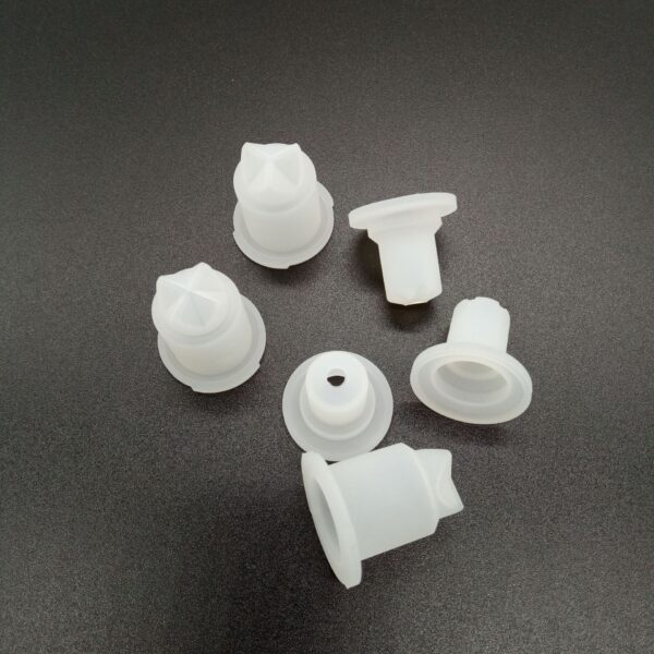 Custom Medical Grade LSR Vacuum Duckbill Check Valve Cross Opening Optical Trocar Cross-slit Silicone Check Valve