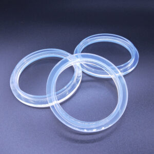 Medical Device Silicone Ring LSR Part Customized Medical Liquid Silicone Gasket Part For Dialysis